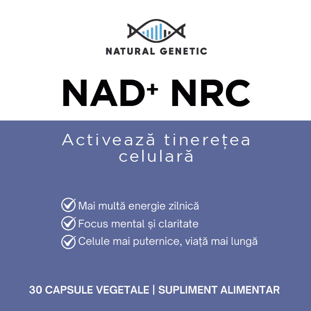 NAD+ NRC, 300mg, 30 capsule puritate 99% -  Natural Genetic®